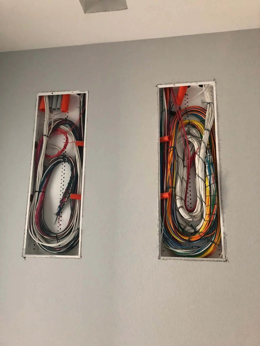 Low-voltage security prewire in new construction home — Austin Texas